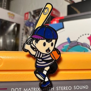 Earthbound Ness Pin *SMASH Purple*