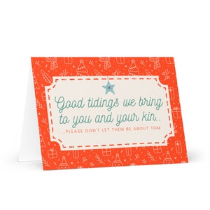 RHONY Luann De Lesseps Please Don&#39;t Let This Be About Tom Christmas Holiday card