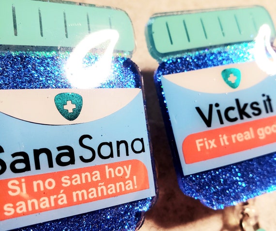 Sana Sana / Vicks It Badge Reel Cute Medical Nurse Vapor Rub 