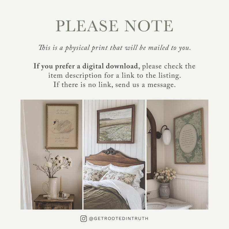The image is a physical print that will be mailed to you. If you prefer a digital download, please check the item description for a link to the listing. If there is no link, send us a message.