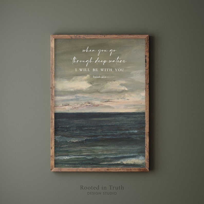 Bible Verse Wall Art Scripture Wall Art Christian Printable Etsy