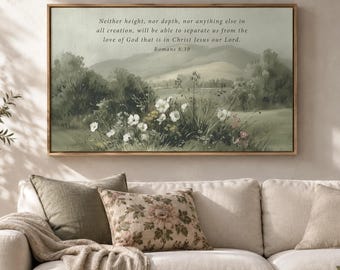 Separate Us, Romans Christian Wall Art Print, Scripture Prints, Bible Artwork, Home Decor, Framed, Canvas