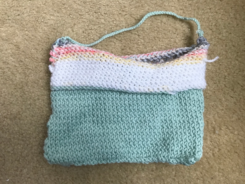 Beauty products Hand Knit Pastel Clutch Great interest
