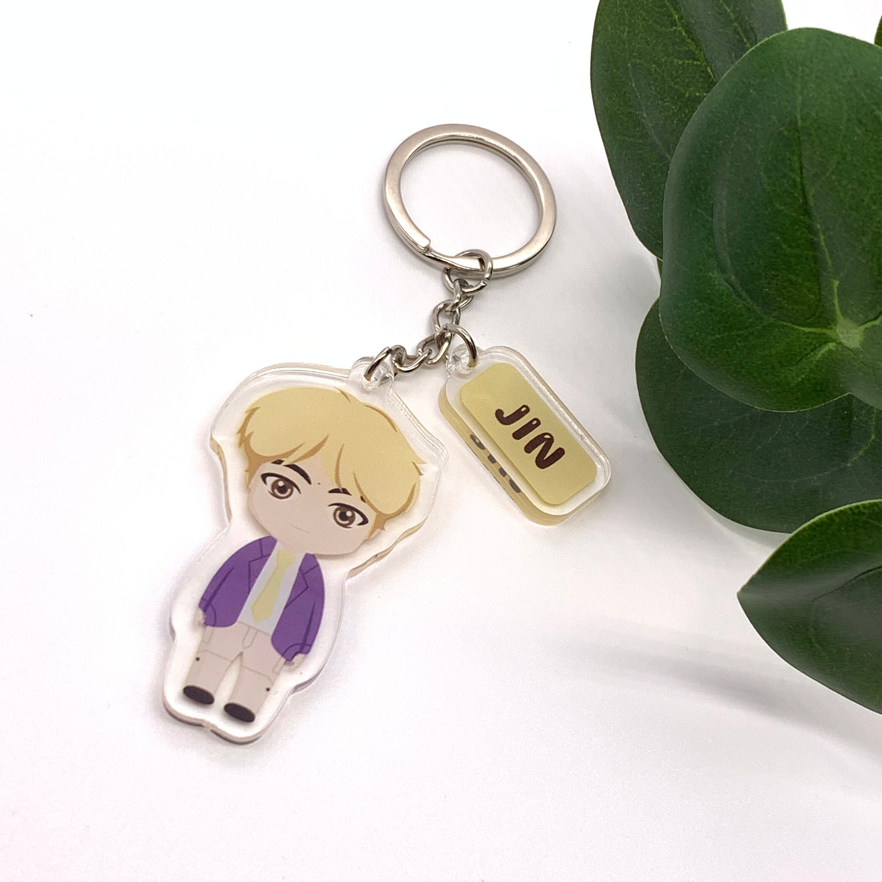 BTS keychains BTS keyrings Kpop Keychain Jungkook Keyring Etsy