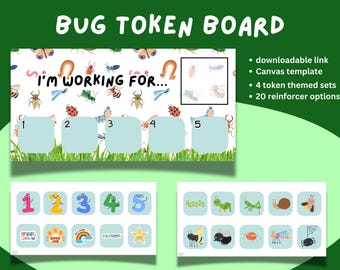 Bug TOKEN BOARD || ABA positive reinforcement resource