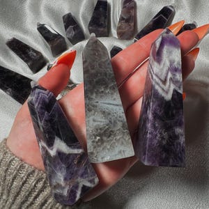 Dream Amethyst Points | Intuitively Selected Amethyst Crystal Towers | Healing Stone for Calm & Intuition