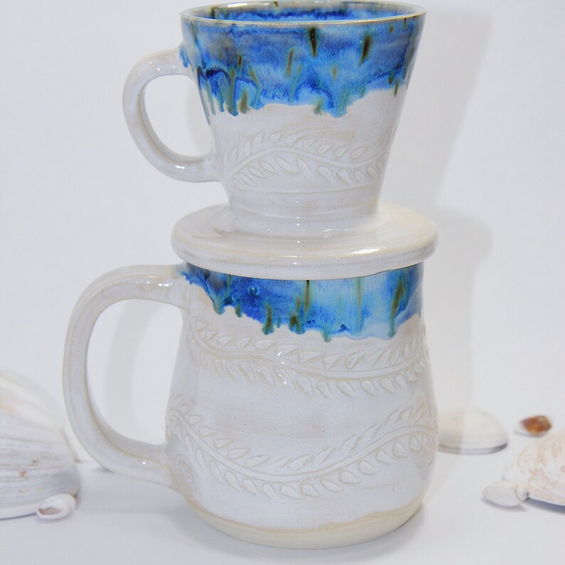 Handmade Ceramic Drip Coffee Maker image 2