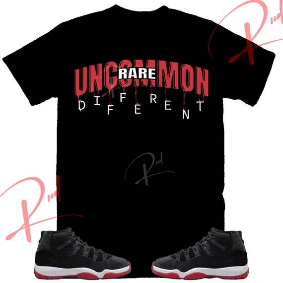 Uncommon Drip Shirt to Match Jordan 11 Bred Velvet, Retro 11 Bred