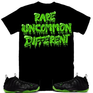 lime green foamposites shirts