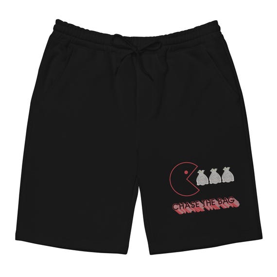 Chase the Bag Shorts to Match Jordan Black Cement, Retro Black