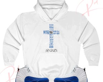 jordan 12 game royal hoodie