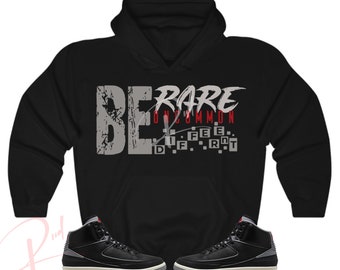 Be RUD Hoodie to Match Retro 2 Black Cement, Retro 2 Black Cement Hoodie, 2 Black Cement Sneaker Hoodie