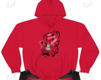 jordan 12 gym red hoodie