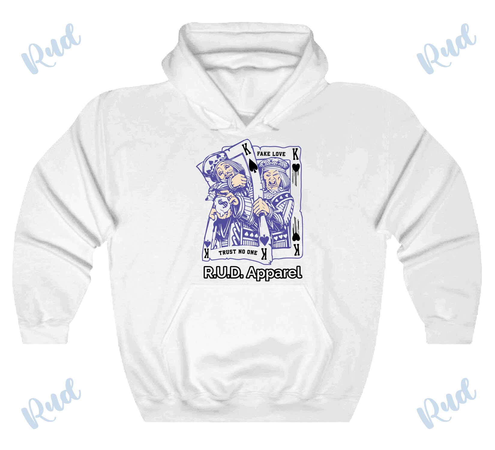 Sudadera fake love blanca sale
