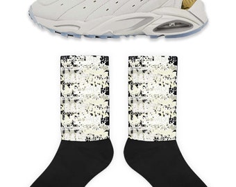 Scramble Sock to Match NOCTA Air Terra Champagne, NOCTA Air Terra Champagne Sock, NOCTA Air Terra Champagne Sneaker Sock