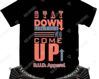 Jordan 12 Utility Black Shirt Rare Uncommon Different Stay Down Come Up Etsy