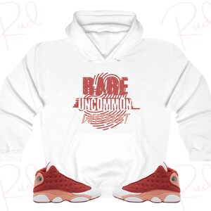 RUD Hoodie to Match Retro 13 Dune Red, Jordan 13 Dune Red Hoodie, Dune Red 13s Sneaker Hoodie