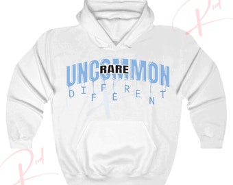 RUD Drip Hoodie to Match Jordan 1 Bleached Denim, Retro 1 Bleached Denim Hoodie, Bleached Denim 1s Sneaker Hoodie