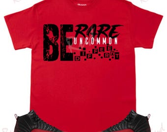 T-Shirt Schwarz BE BESSED Für J1 12 Reverse Grippe Spiel Uni Rot