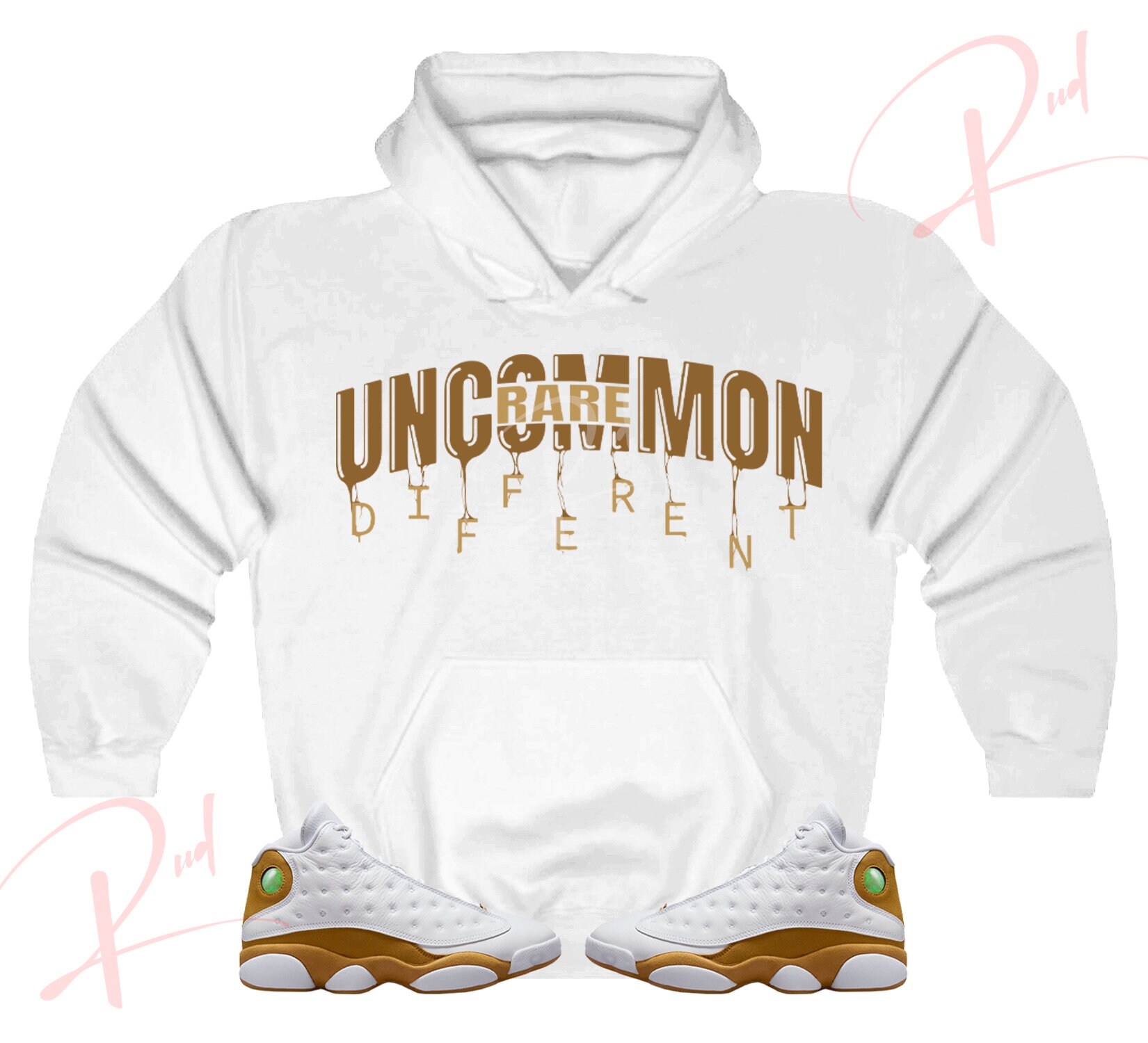 white and gold jordan sweater