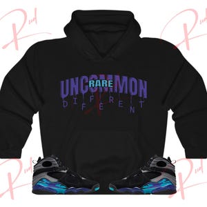 Rud Drip Hoodie to Match Jordan 8 Aqua, Retro 8 Aqua Hoodie, Aqua 8s Sneaker Hoodie