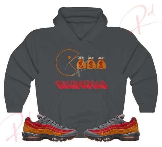 Chase the Bag Hoodie to Match Air Max 95 Atlanta Air Max 95 Atlanta Sneaker Hoodie Etsy