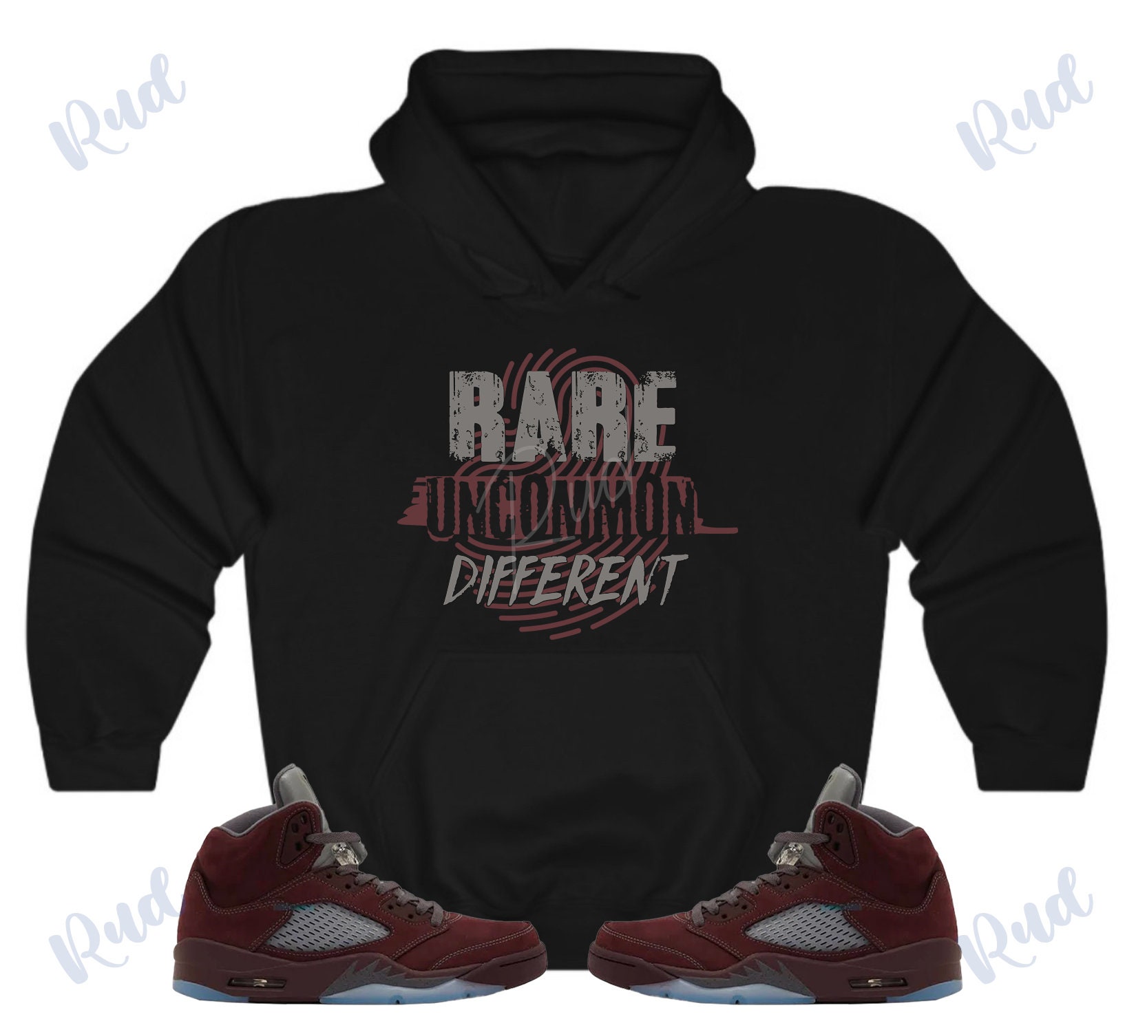 Burgundy Hoodie - Etsy