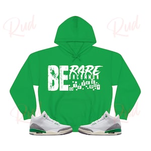 Shoe Dripping Hoodie to Match Jordan Retro 3 Lucky Green Retro 3 Lucky Green Hoodie Retro 3 Lucky Green Sneaker Hoodie Etsy