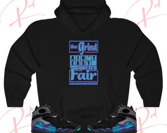 jordan 8 aqua hoodie