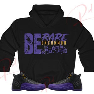 purple and black jordan hoodie