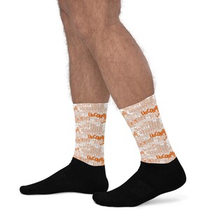 Socks to Match Jordan Retro 5 Craft Light Orewood Brown, Retro 5 Craft Light Orewood Brown Socks, Craft Light Orewood Brown Sneaker Socks