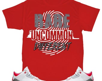 jordan 3 red cement t shirt