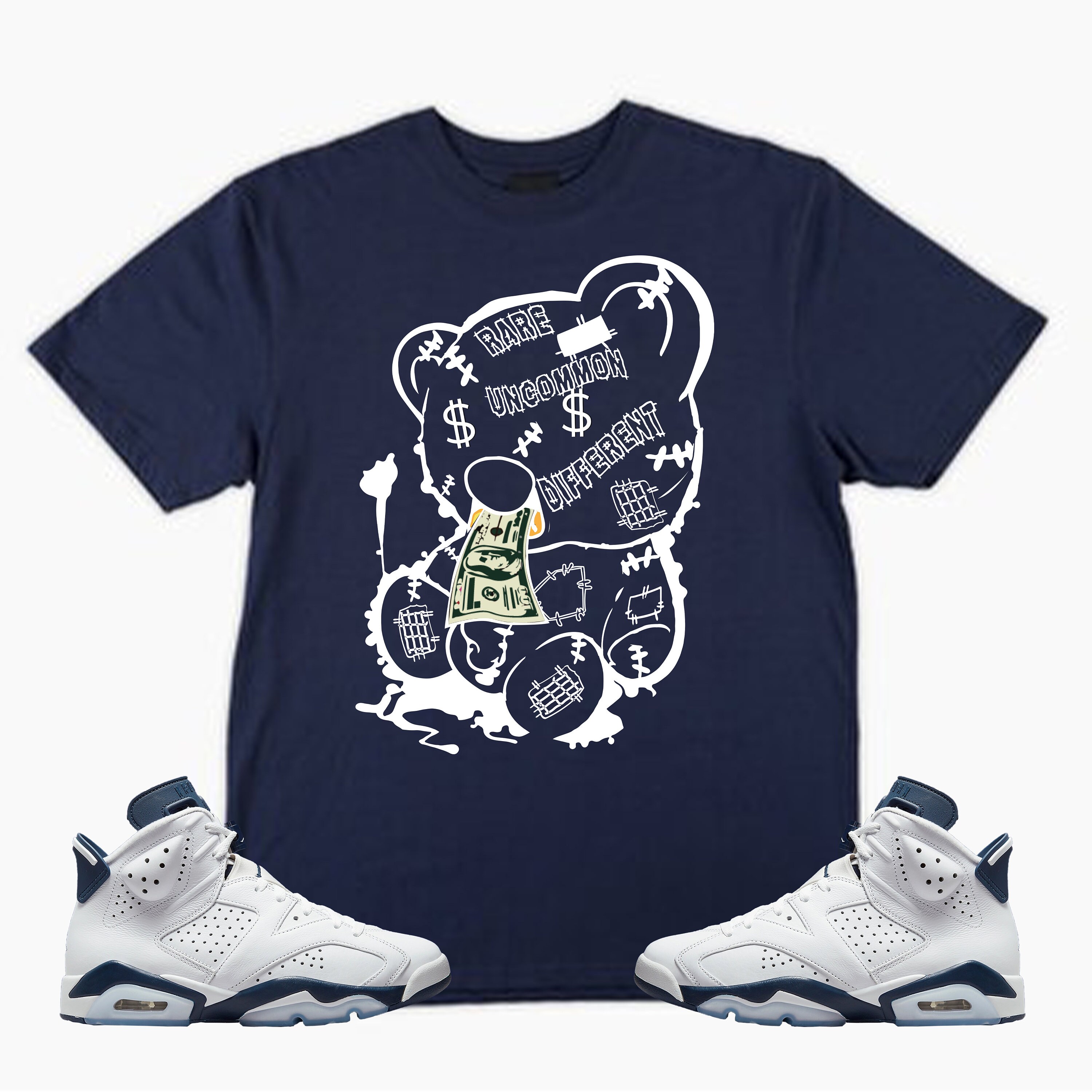 Jordan retro 6 diffused blue shirt cheap