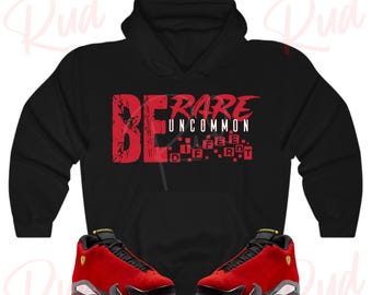 Sudadera con capucha Be Rud para combinar con las Jordan 14 Challenge Red, sudadera con capucha Retro 14 Challenge Red, sudadera con capucha Challenge Red 14s Sneaker