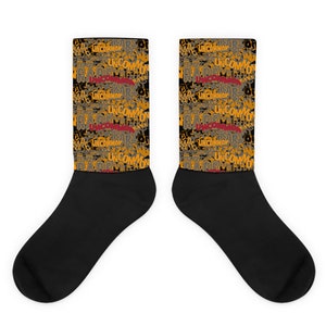 Scramble Socks to Match Air Jordan Retro 1 Vivid Orange , Retro 1 Vivid Orange Socks, 1 Vivid Orange Sneaker Socks