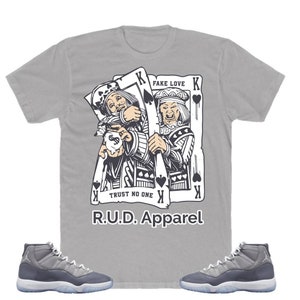 retro 11 cool grey shirt