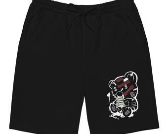 RUD Teddy Shorts to Match Jordan 3 World's Best Dad University Red , Retro 3 World's Best Dad University Red Shorts