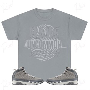 RUD Fingerprint Shirt to Match Jordan 9 Cool Grey, Retro 9 Cool Grey Shirt