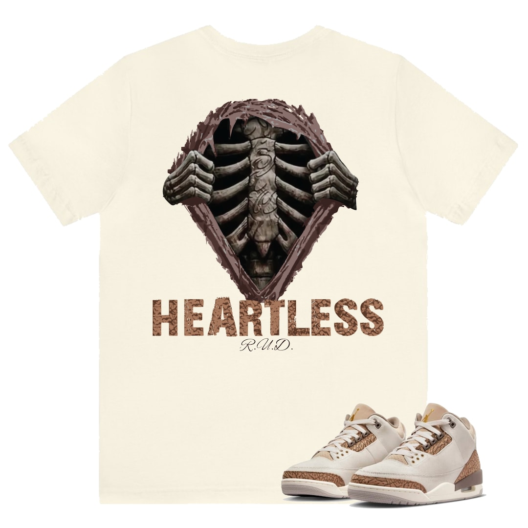 Heartless Shirt to Match Jordan 3 Palomino/orewood Brown Sneaker ...