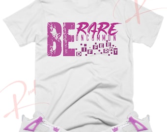 Camisa Be RUD para combinar con Jordan Retro 4 Hyper Violet, camisa Retro 4 Hyper Violet, camiseta Hyper Violet 4s Sneaker