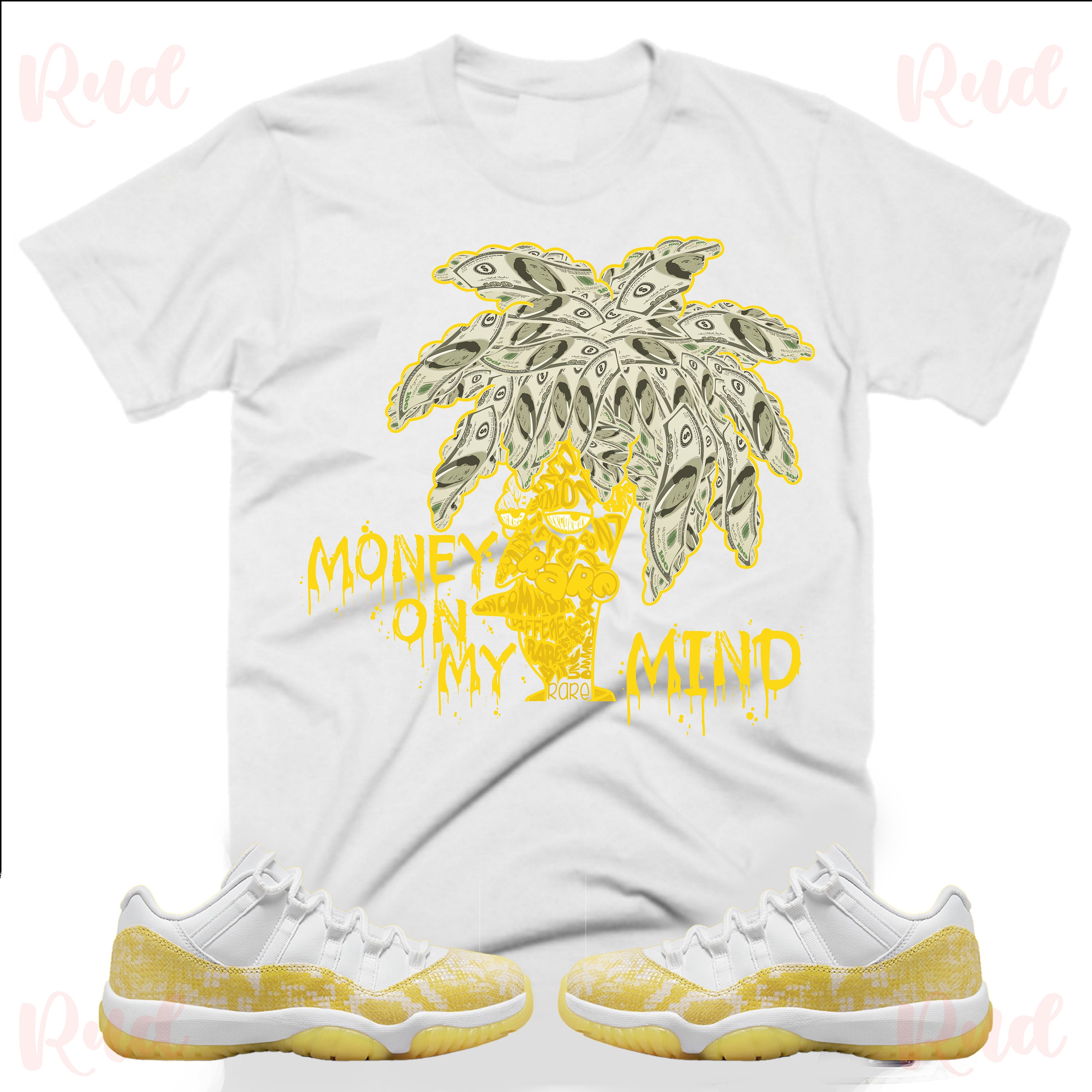 white and gold jordan shirt