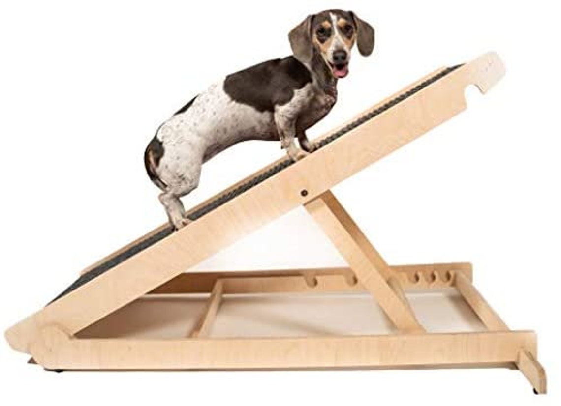 Solid Wood Folding Adjustable Pet Ramp for Small Medium Etsy