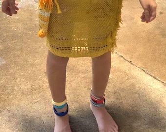 Handmade Childrens Crochet Skirt, Australian Handmade, Rare Unique Times