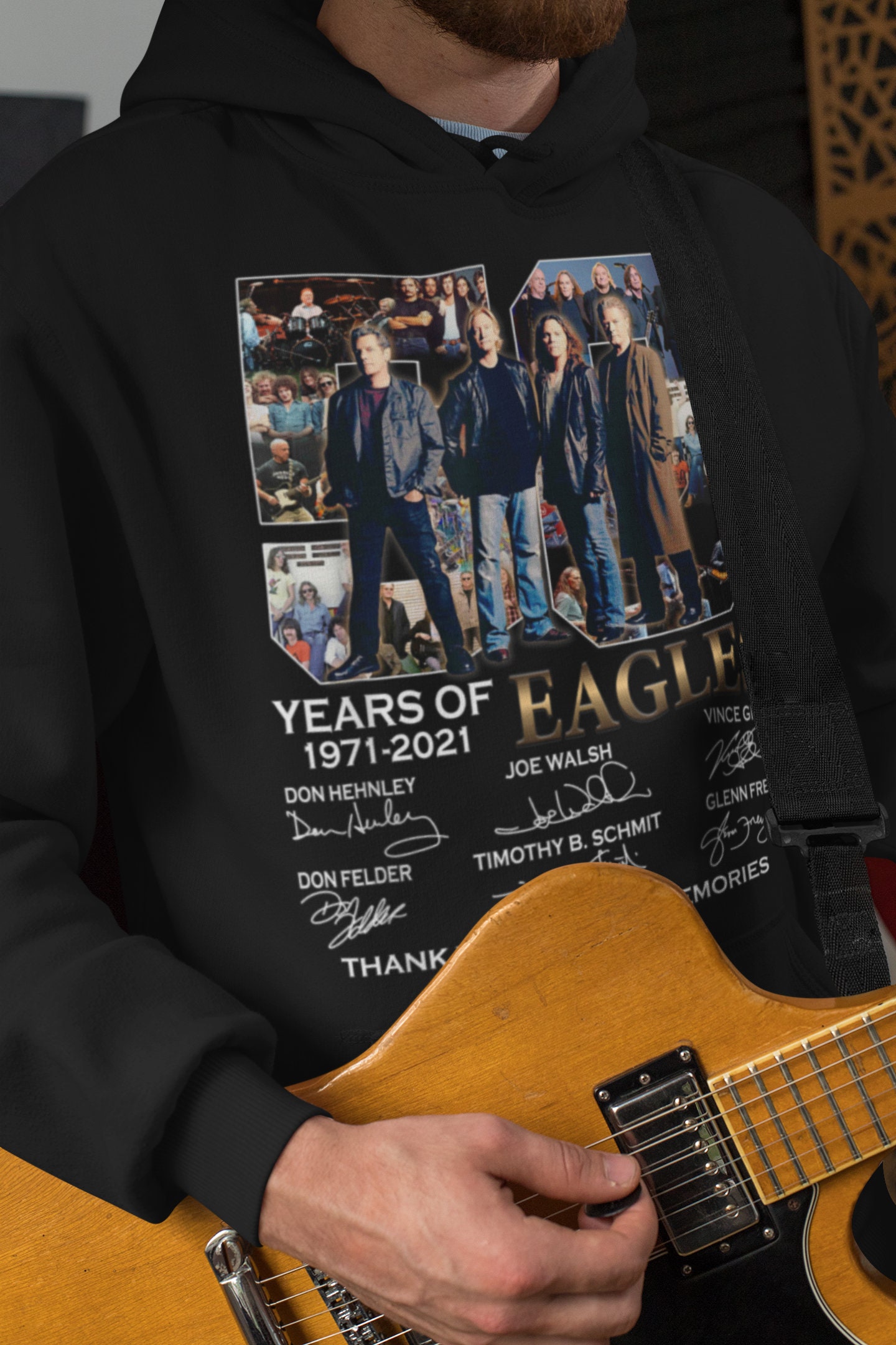 50th Anniversary EAGLES Band Legend Limited Design Hoodie Etsy
