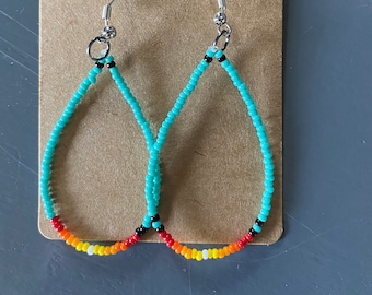 western hoop earrings