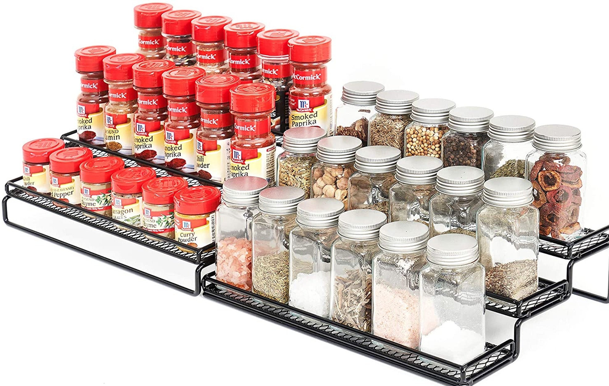 3 Tier Expandable Spice Rack Organizer for Pantry or Etsy