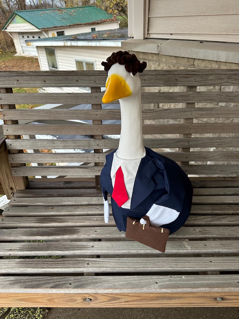 Mr Goose Businessman - Etsy