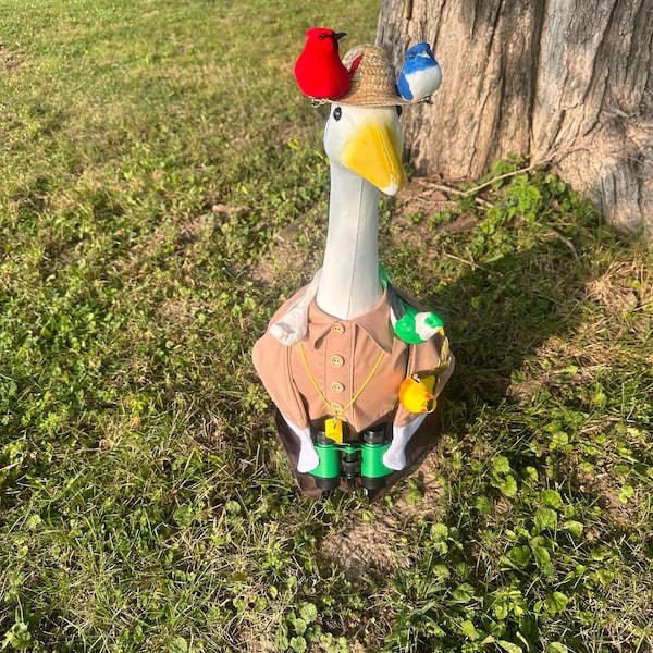 Bird watcher goose outfit