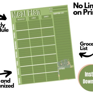 Meal Planner Printable, Weight loss meal plan, Food Diary, Food Journal, Health, Weekly Food Diary, Meal Plans, Meal Tracker, Plan & Prep