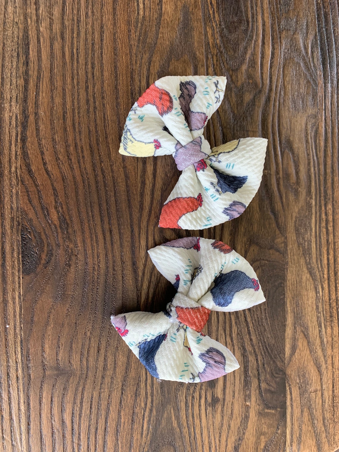 Hair Bow baby hair clip/ hair clips/ hair bow baby/ chicken Etsy